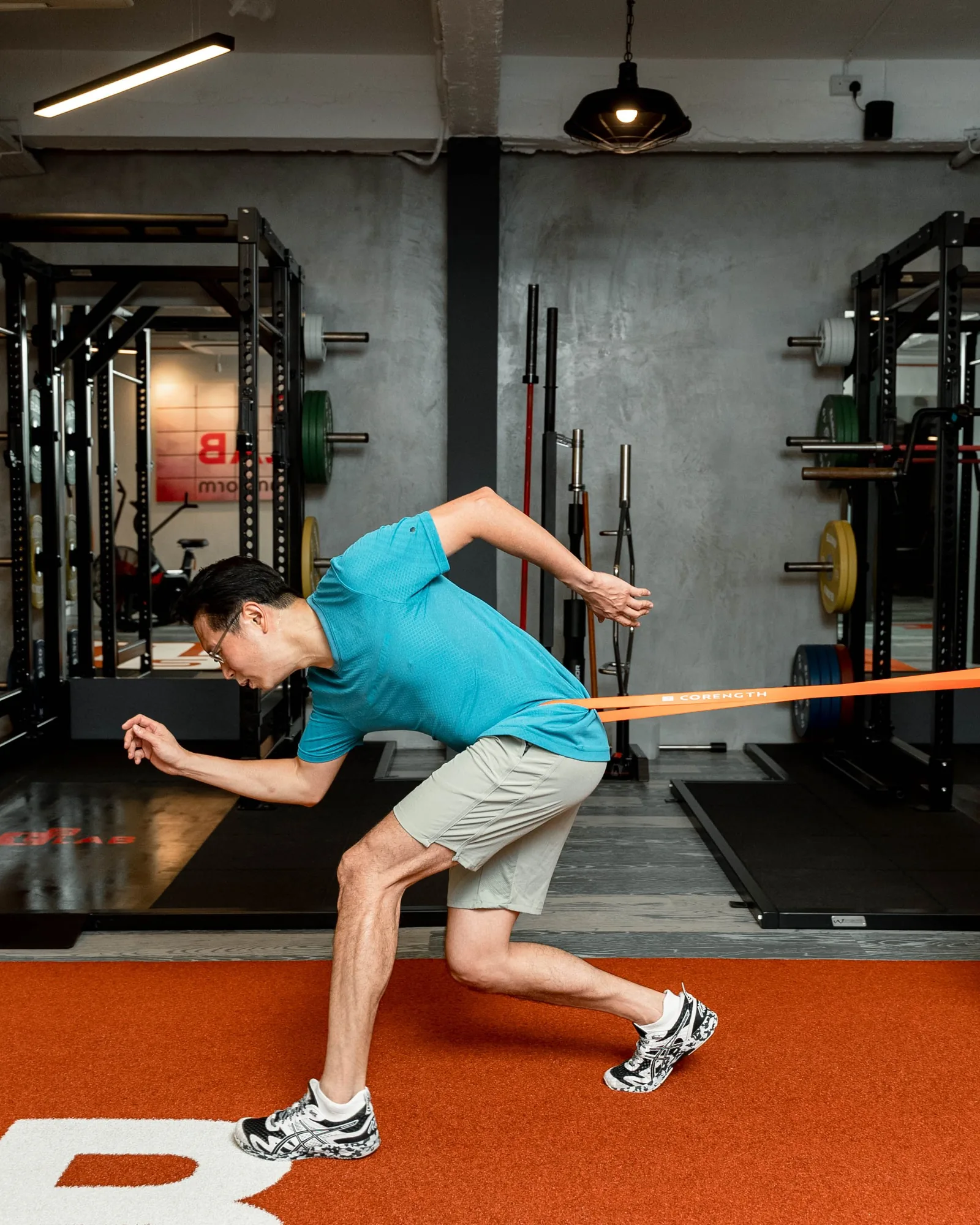 Athlete receiving individual performance coaching
